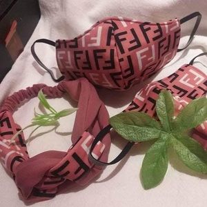 Mask with matching headband